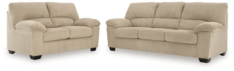 SimpleJoy Sand Living Room Set - Lara FurnitureLiving Room Set