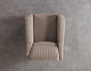 Sandra Coffee Velvet Sofa 88" & Loveseat 64" - SANDRACOFFEE-SL