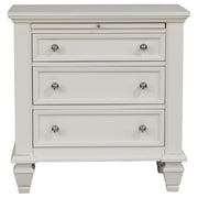 Sandy Beach 4-piece California King Bedroom Set Cream White - 201301KWN-S4