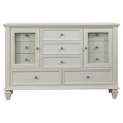 Sandy Beach 4-piece California King Bedroom Set Cream White - 201301KWN-S4