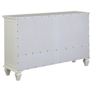 Sandy Beach 4-piece Eastern King Bedroom Set Cream White - 201309KE-S4