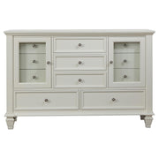 Sandy Beach 4-piece Eastern King Bedroom Set Cream White - 201309KE-S4