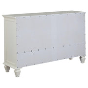 Sandy Beach 4-piece Queen Bedroom Set Cream White - 201309Q-S4