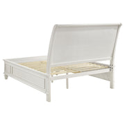 Sandy Beach 4-piece Queen Bedroom Set Cream White - 201309Q-S4