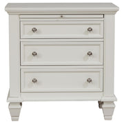Sandy Beach 4-piece Queen Bedroom Set Cream White - 201309Q-S4