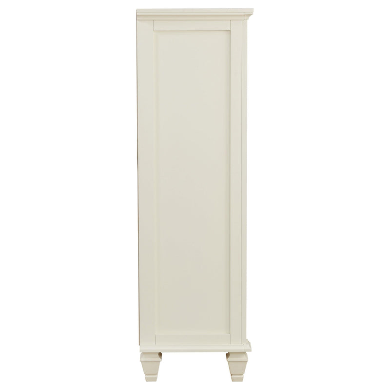 Sandy Beach 5-drawer Bedroom Chest Cream White - 201305