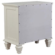 Sandy Beach 5-piece California King Bedroom Set Cream White - 201301KWN-S5