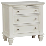 Sandy Beach 5-piece Queen Bedroom Set Cream White - 201309Q-S5