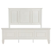 Sandy Beach 63-inch California King Panel Bed Cream White - 201301KWN