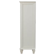 Sandy Beach 8-drawer Door Chest Cream White - 201308