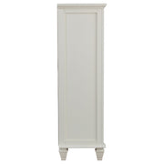 Sandy Beach 8-drawer Door Chest Cream White - 201308