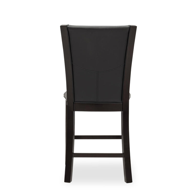SANDY - Brown Upholstered Dining Pub Chair 2PC/CTN - D534-C