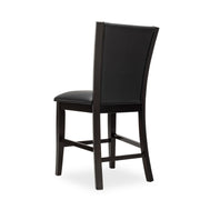 SANDY - Brown Upholstered Dining Pub Chair 2PC/CTN - D534-C
