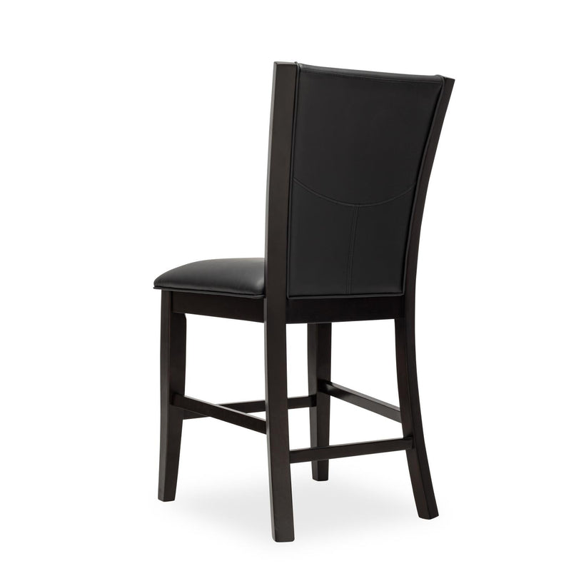 SANDY - Brown Upholstered Dining Pub Chair 2PC/CTN - D534-C