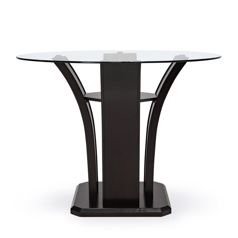 SANDY - Glass Round Pub Table - D534-Table