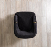 Santana Black Velvet Sofa & Loveseat [ETA: 5/16] - Lara FurnitureLiving Room Set