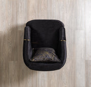 Santana Black Velvet Sofa & Loveseat [ETA: 5/16] - Lara FurnitureLiving Room Set