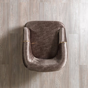 Santana Coffee Velvet Chair - SANTANACOFFEE-CHAIR