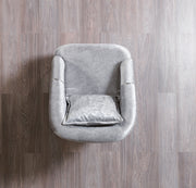 Santana Silver Velvet Sofa & Loveseat - SANTANASILVER-SL