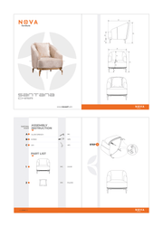 Santana Smoke Velvet Sofa & Loveseat - Lara FurnitureLiving Room Set