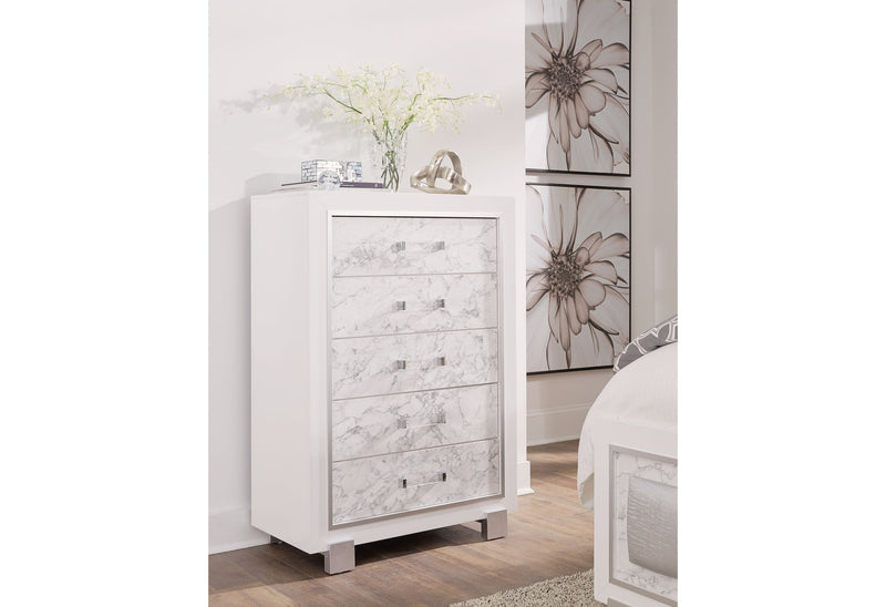 Santorini White Chest - Lara FurnitureChest