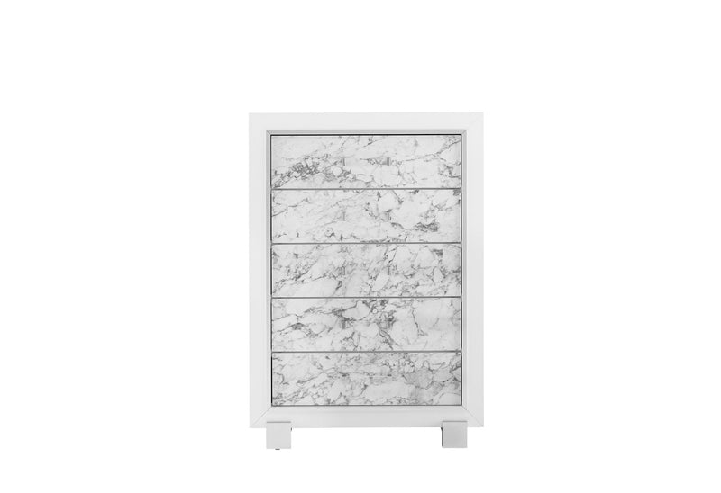 Santorini White Chest - Lara FurnitureChest