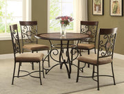 Sarah Brown Round Dining Set - Lara FurnitureDining Room Set