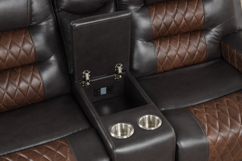 Sarasota Brown 4-pc Sectional - SARASOTA-BN-4-PC-SEC