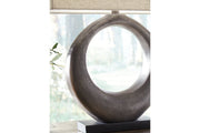 Saria Antique Silver Finish Table Lamp - Lara FurnitureTable Lamp