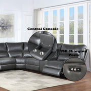 Saul Power Motion Sectional Sofa - LV53745