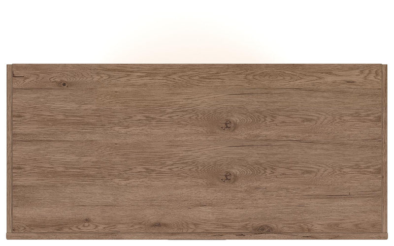 Savonport King Panel Bed, Chest and Nightstand in White/Brown - PKG025303