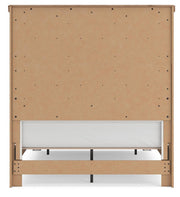 Savonport White/Brown Full Panel Storage Bed - B4615B6