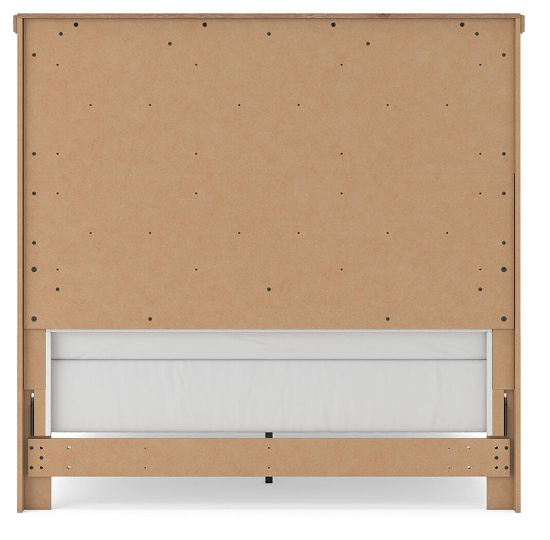 Savonport White/Brown Queen Panel Storage Bed - B4615B7