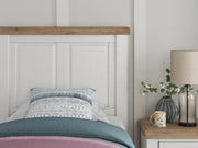 Savonport White/Brown Twin Panel Storage Bed - B4615B5