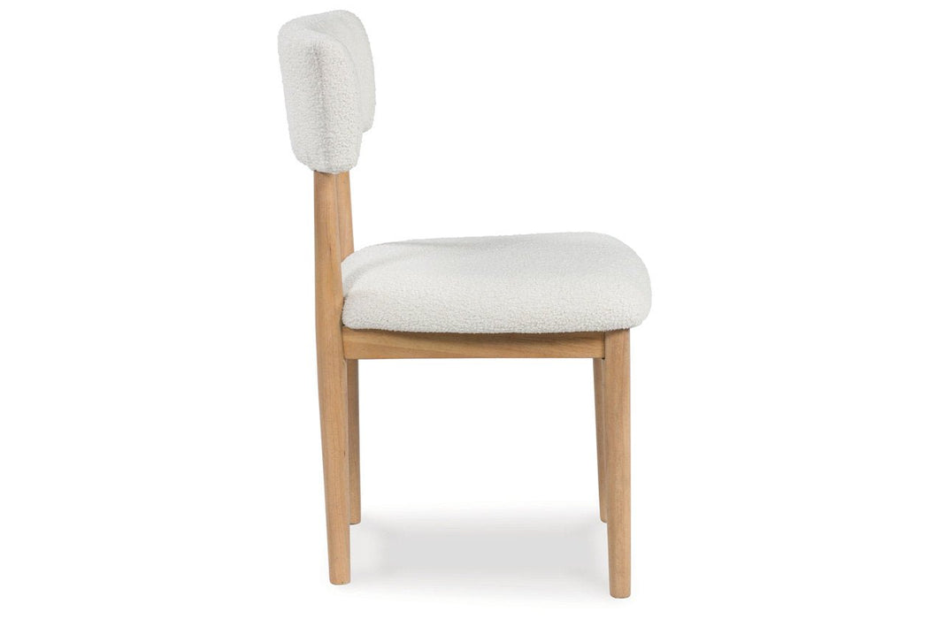 Sawdyn Light Brown Dining Table and 4 Chairs - Gate FurnitureDining Room Set