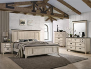 Sawyer Antique White/Brown Chest - Lara FurnitureChest