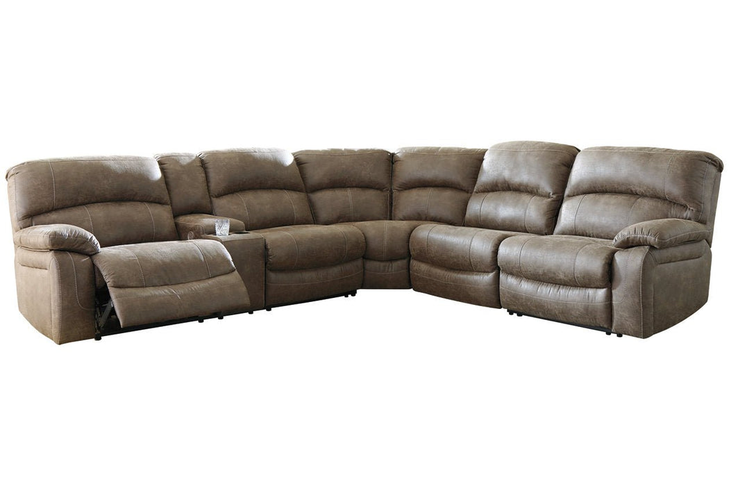 Segburg Driftwood 4 - Piece Power Reclining Sectional - Gate FurniturePower Reclining Sectional