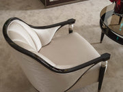 Senato 4-pieces (1 Four Seater Lux Sofa & 1 Four Seater Sofa & 2 Chair) Livingroom in Cream - 200-GAB-SEN-4L411