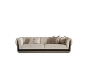 Senato Stationary Four Seater Lux Sofa in Cream - 200-GAB-SEN-4L