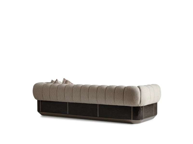 Senato Stationary Four Seater Lux Sofa in Cream - 200-GAB-SEN-4L