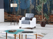 Senem 40" Wide Convertible Armchair - Accent Chairs