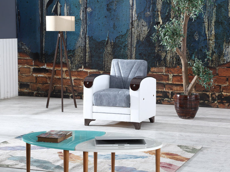 Senem 40" Wide Convertible Armchair - Accent Chairs