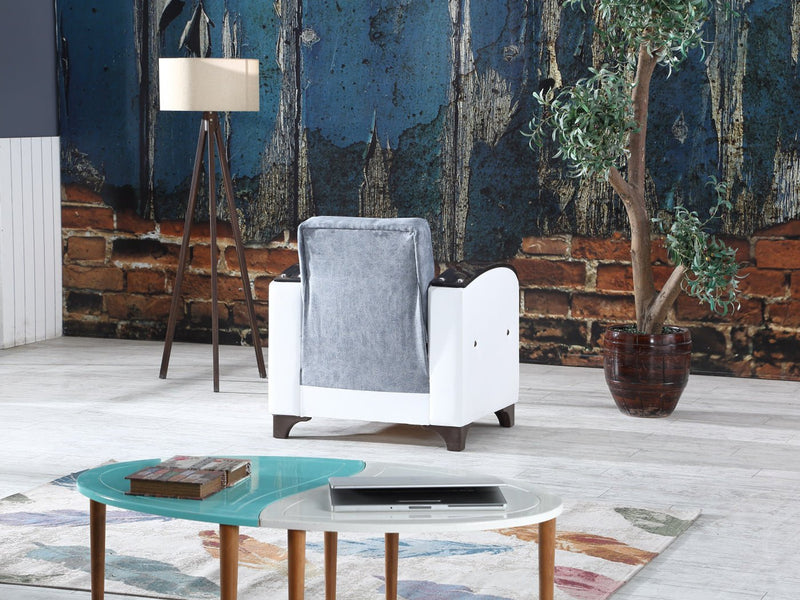Senem 40" Wide Convertible Armchair - Accent Chairs