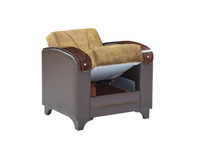 Senem 40" Wide Convertible Armchair - Accent Chairs