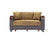 Senem 66" Wide Convertible Loveseat - Loveseat