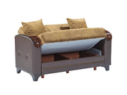 Senem 66" Wide Convertible Loveseat - Loveseat