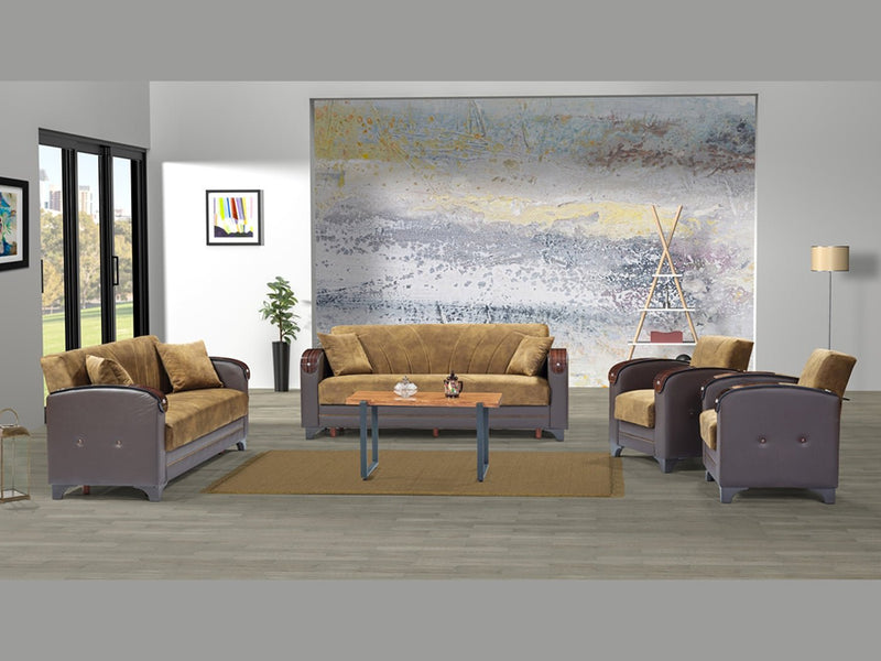 Senem 86" Wide Convertible Sofa - Sofas