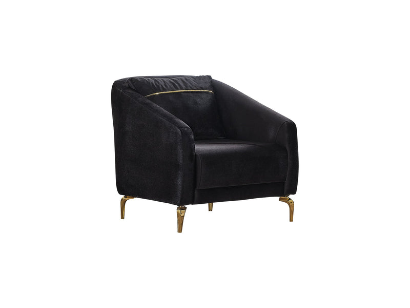 Senfoni Chair Black in Black - 101-SEN-LV900-B