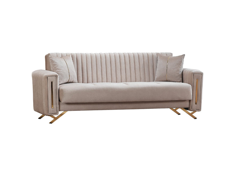 Senfoni Convertible Sofa Beige in Beige - 101-SEN-TUR276-3