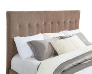 Senna Upholstered Queen Audio Flame Visualizer Bed Brown - 305811Q